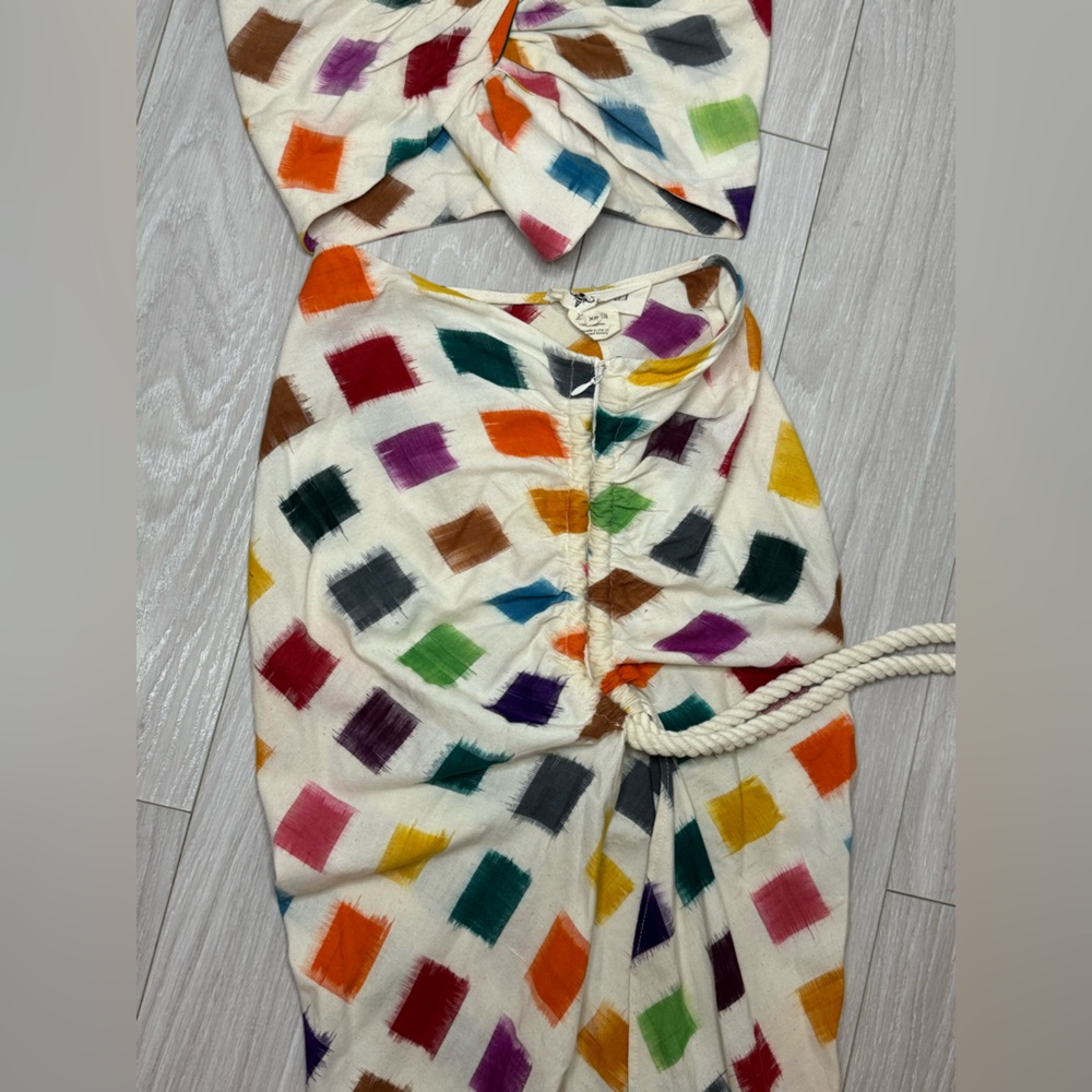 Colorful Geometric Women's Two-Piece Set - Picture 7 of 9